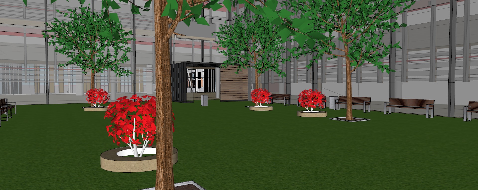 Modern hospital 3D model_35