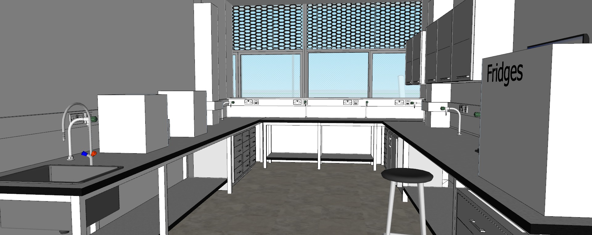 Modern hospital 3D model_70