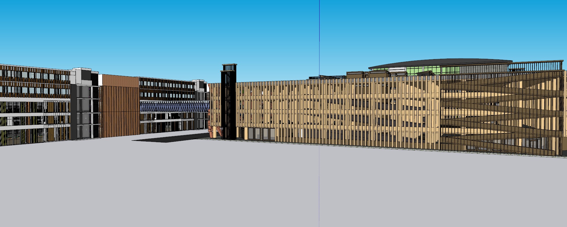 Modern hospital 3D model_14