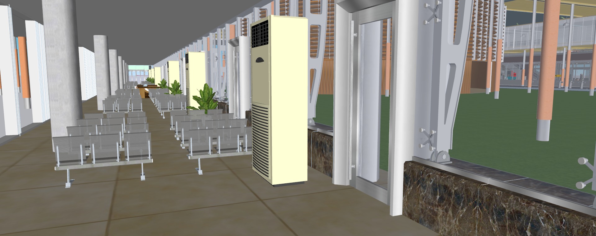 Modern hospital 3D model_21