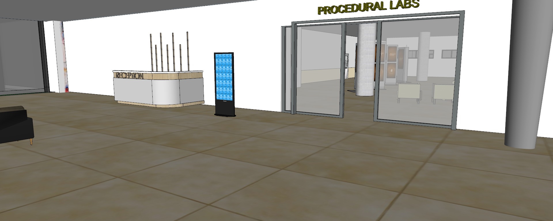 Modern hospital 3D model_60