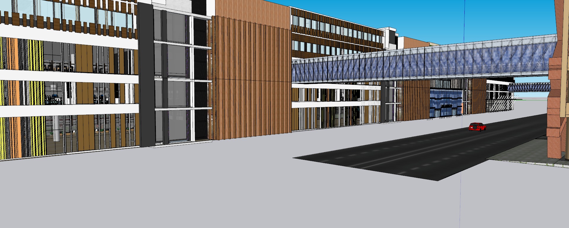 Modern hospital 3D model_15