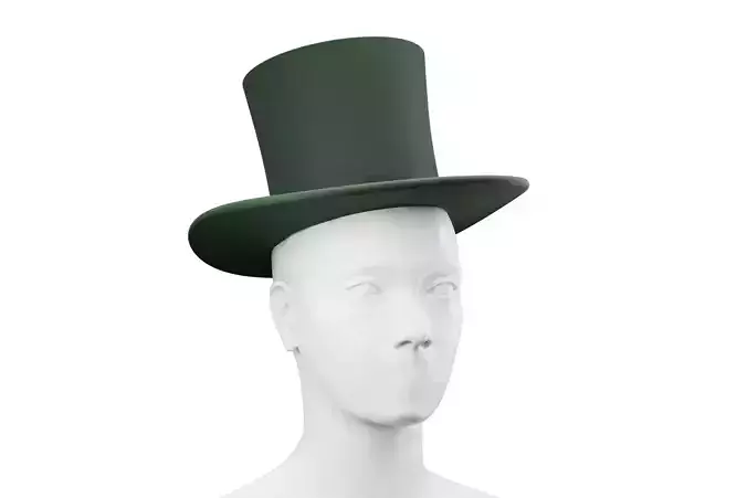 Top hat green 03