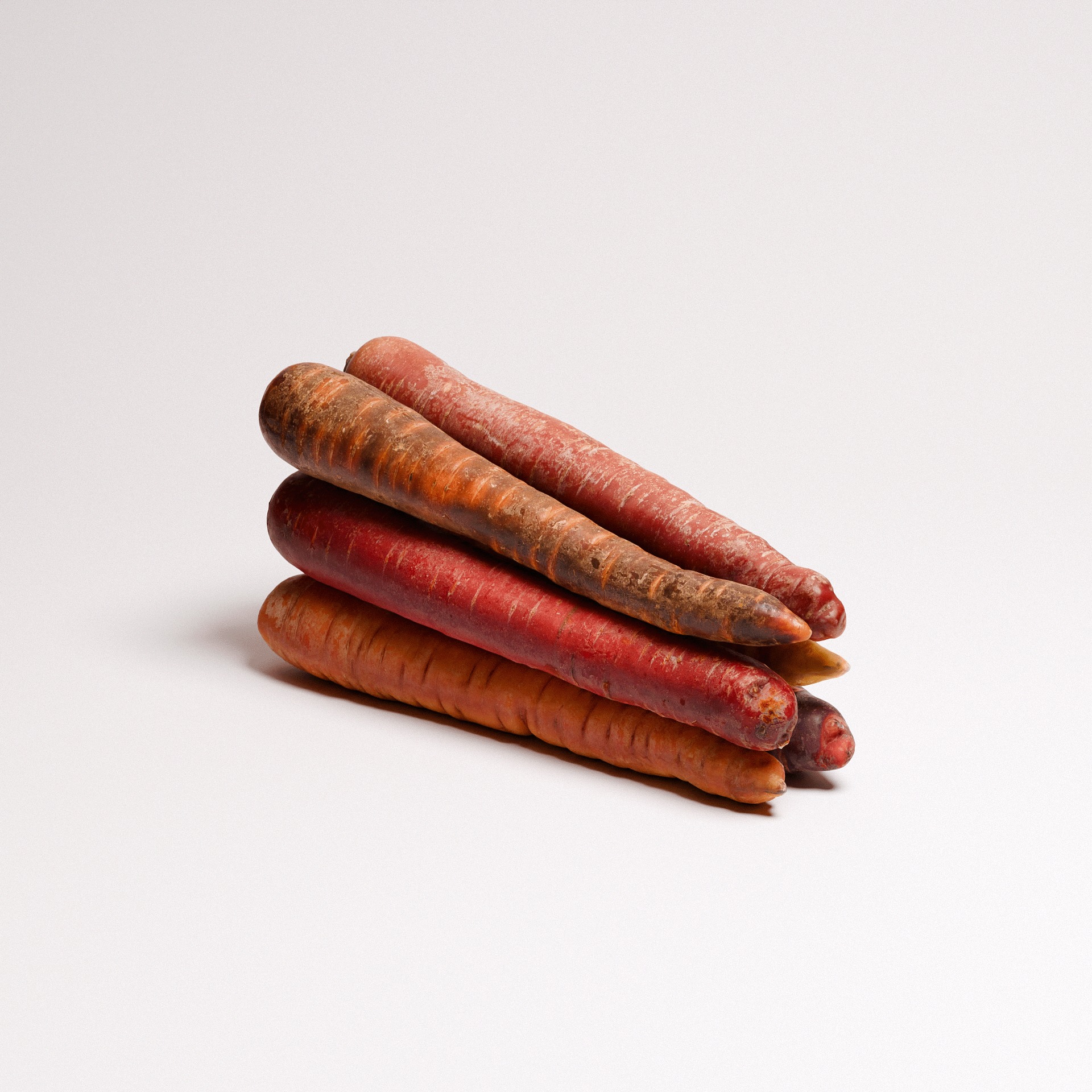 Carrots Set 01 Low-poly 3D model_5