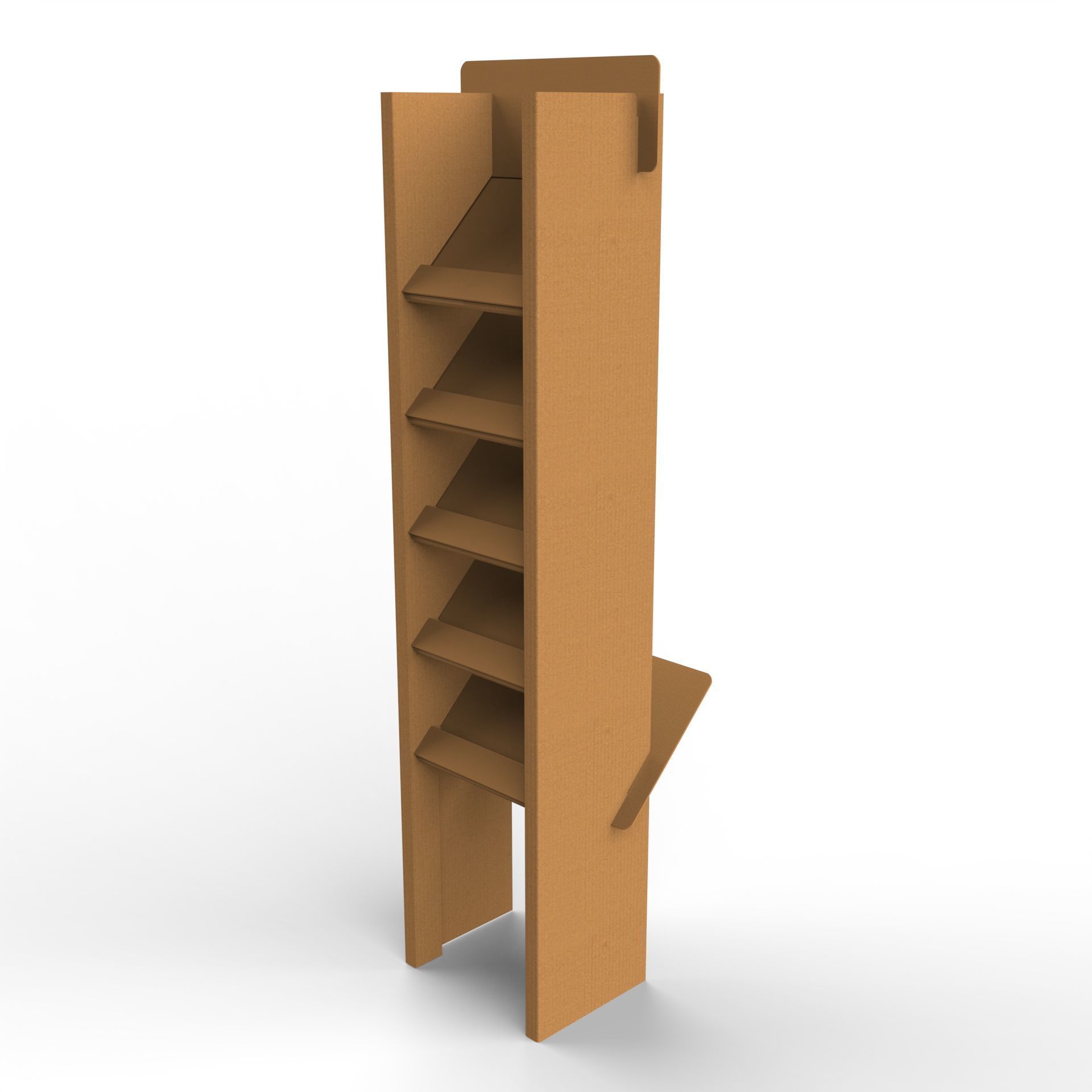 Point of Sale Cardboard Display Stand Texture_2