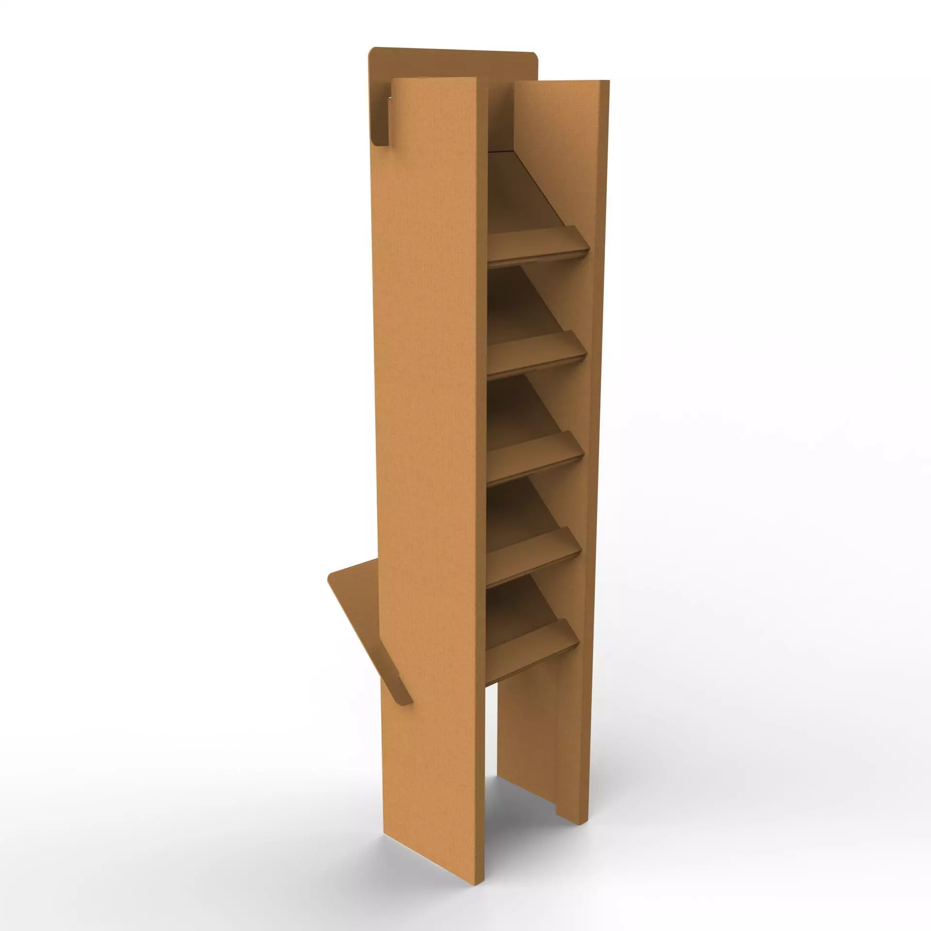 Point of Sale Cardboard Display Stand Texture_0