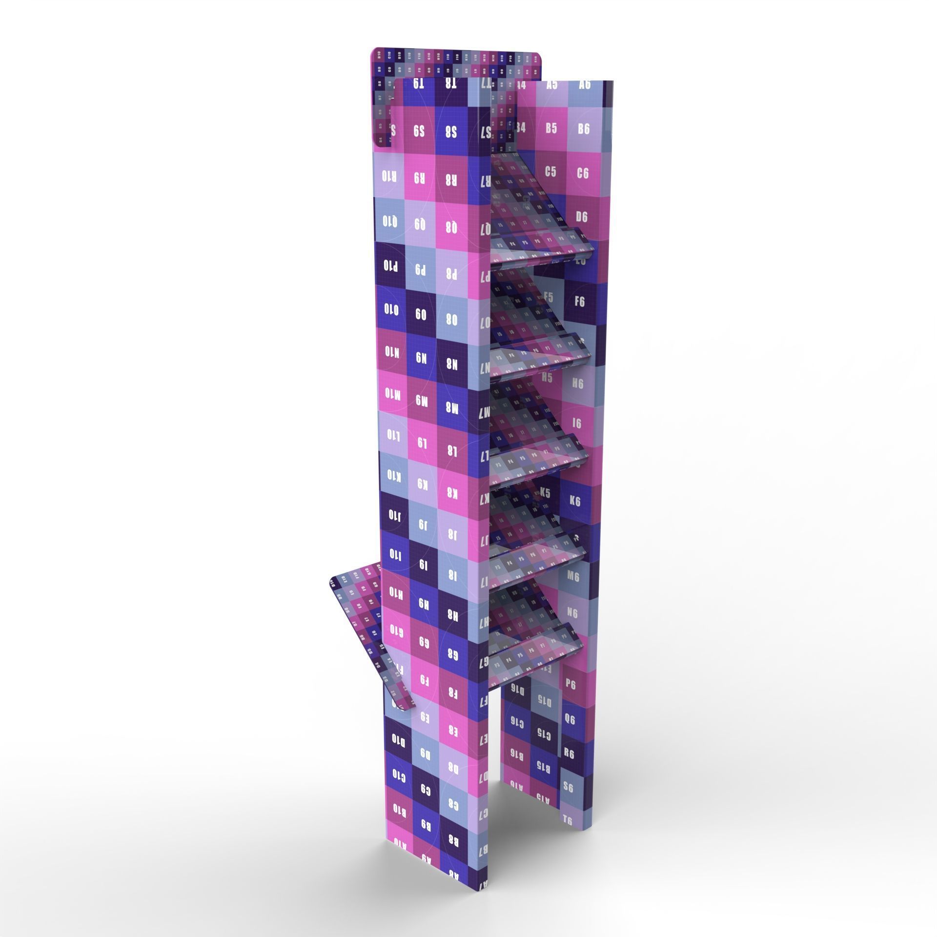 Point of Sale Cardboard Display Stand Texture_6