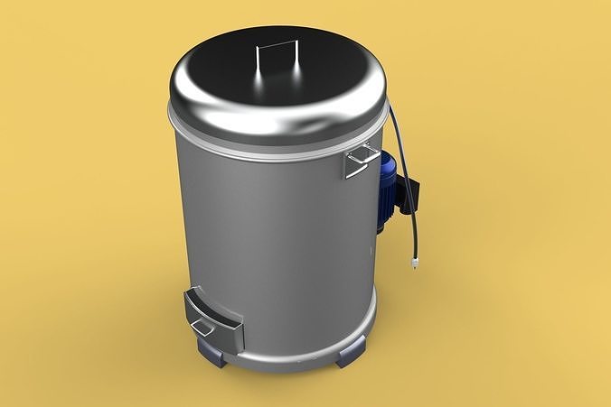 FOOD SPINNER MACHINE OIL DRAIN DRAINER FILTER CENTRIFUGAL DRYER 3D model 5