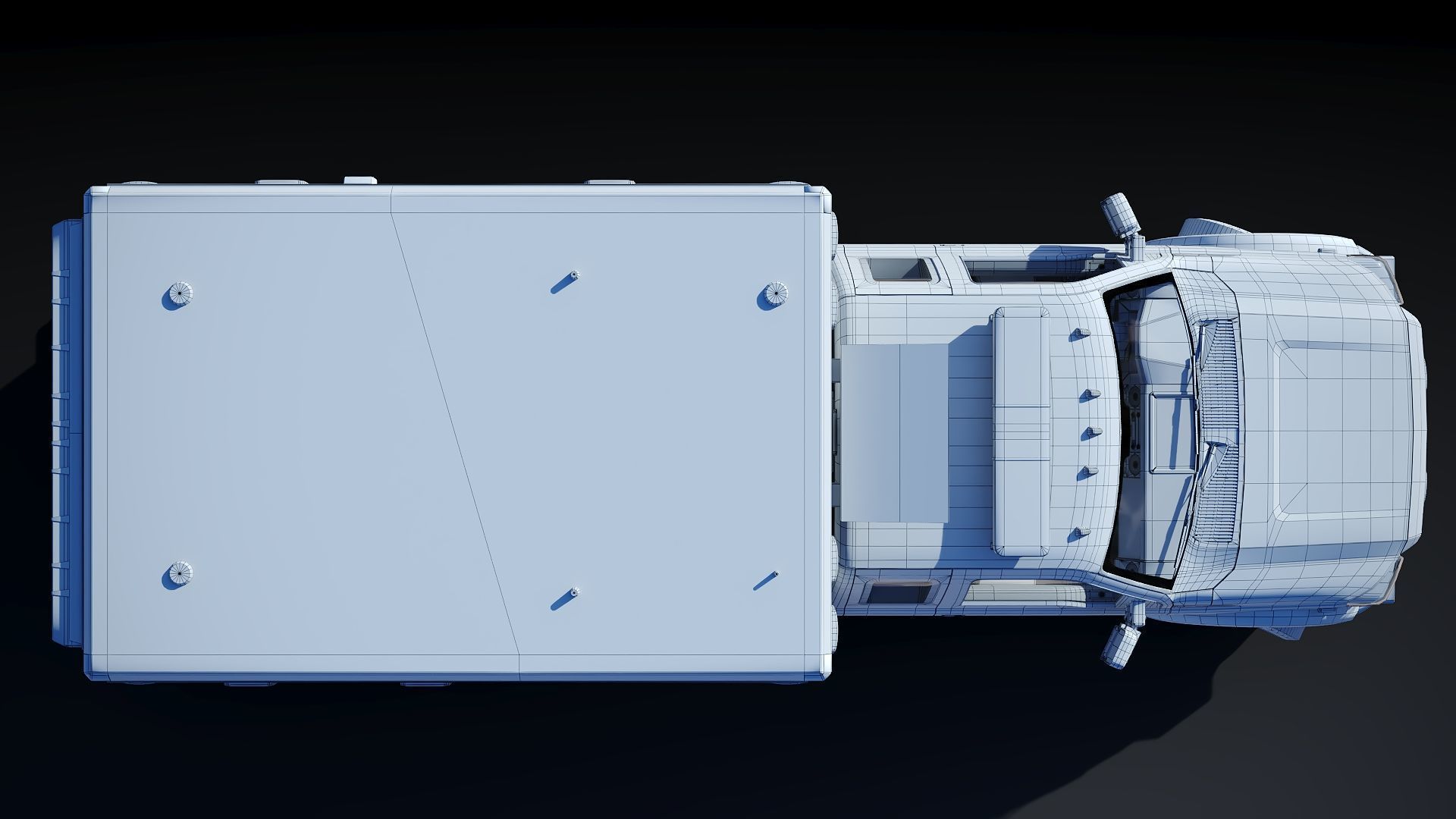 Ambulance EMS FDNY Low-poly 3D model_42