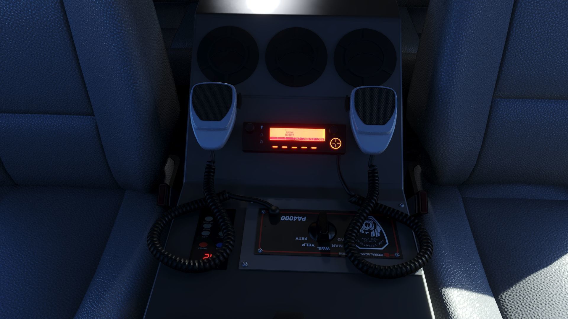 Ambulance EMS FDNY Low-poly 3D model_19