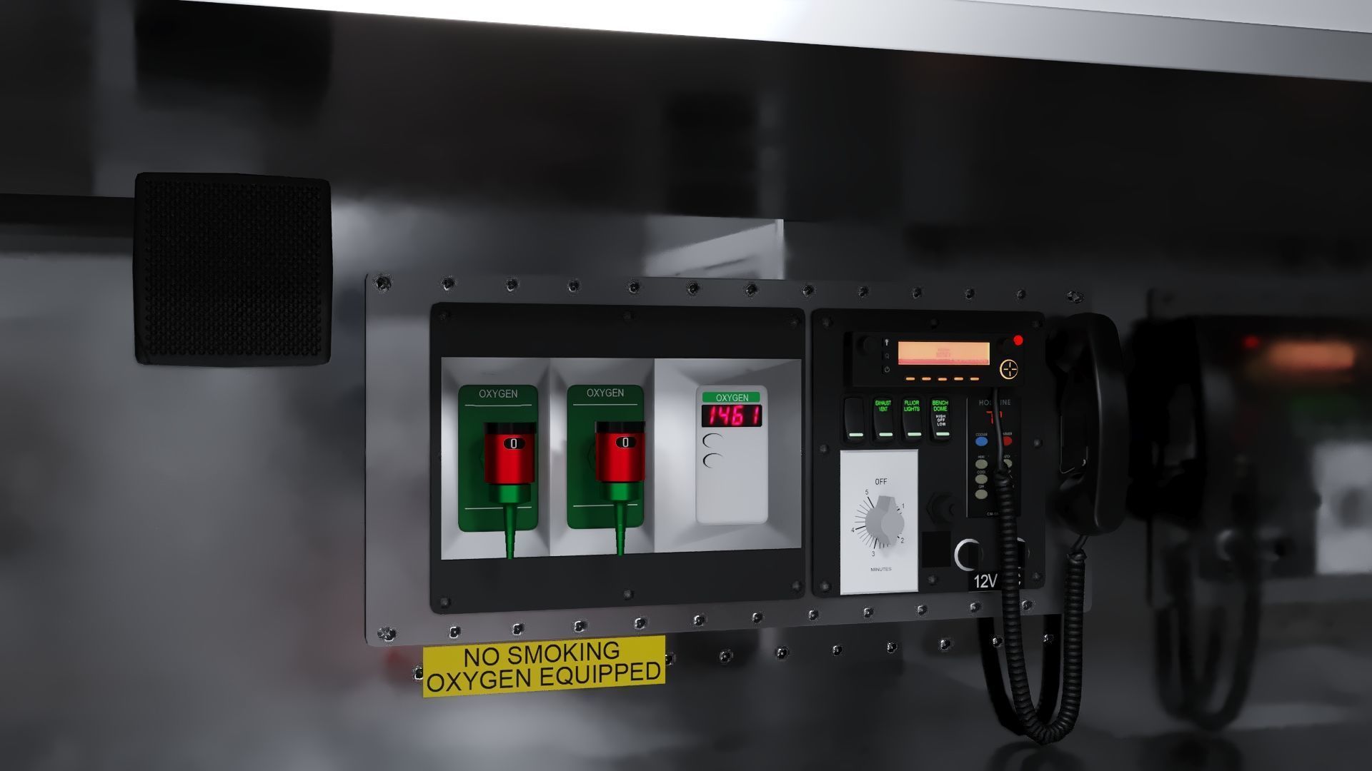 Ambulance EMS FDNY Low-poly 3D model_23