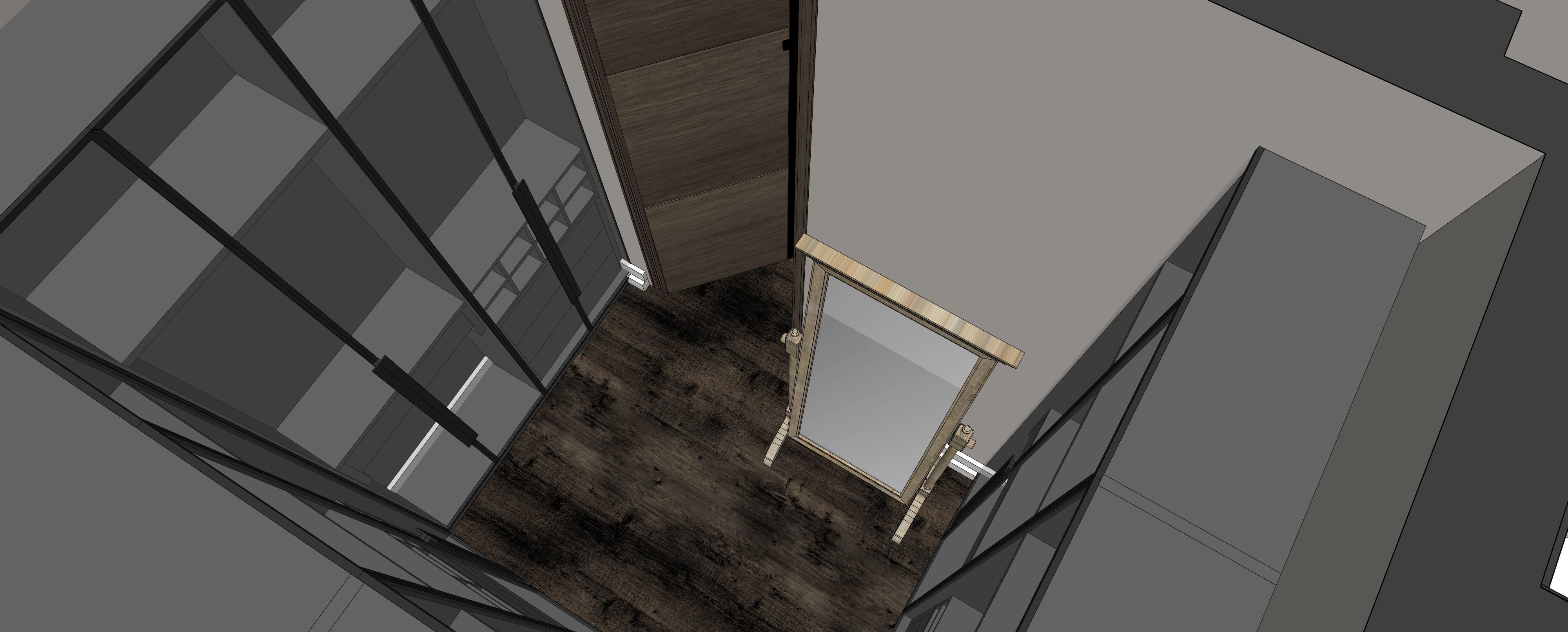 Two story double car garage 3D model_23