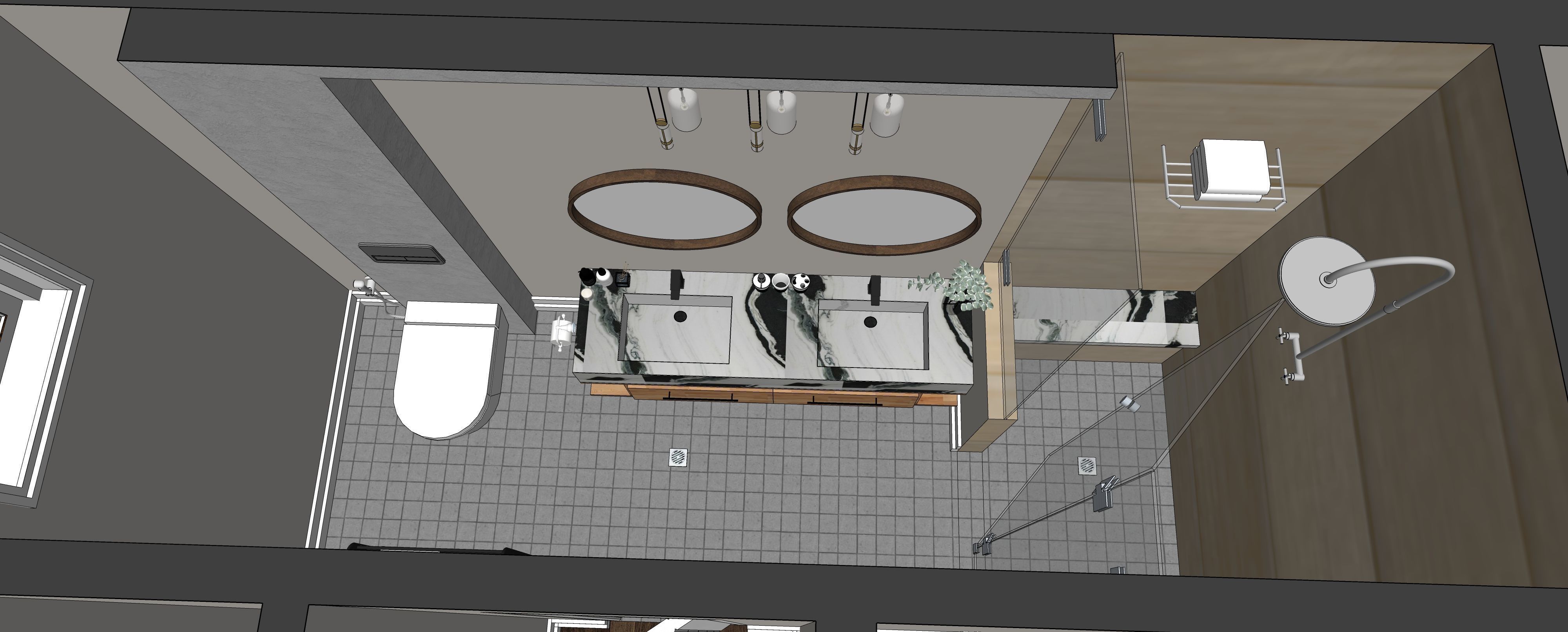 Two story double car garage 3D model_48