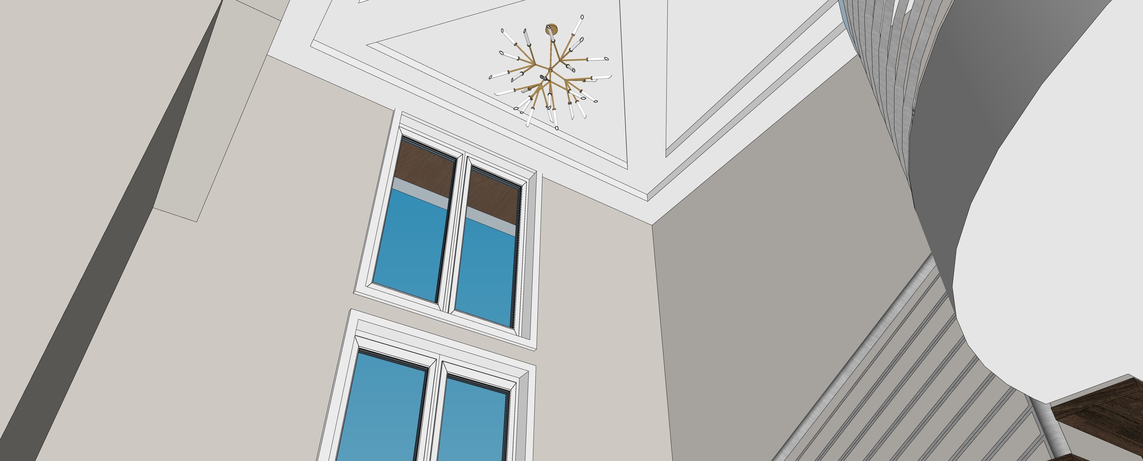 Two story double car garage 3D model_51