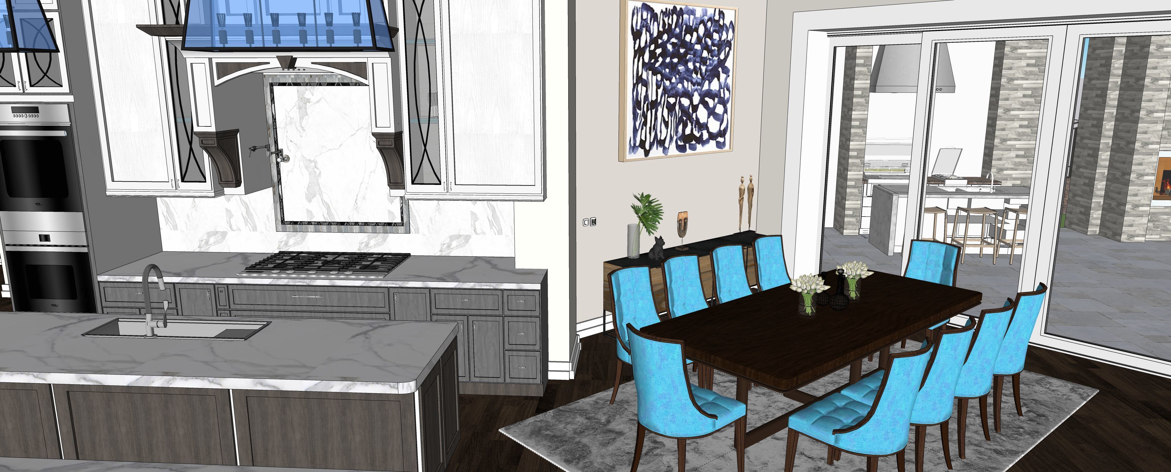 Two story double car garage 3D model_37