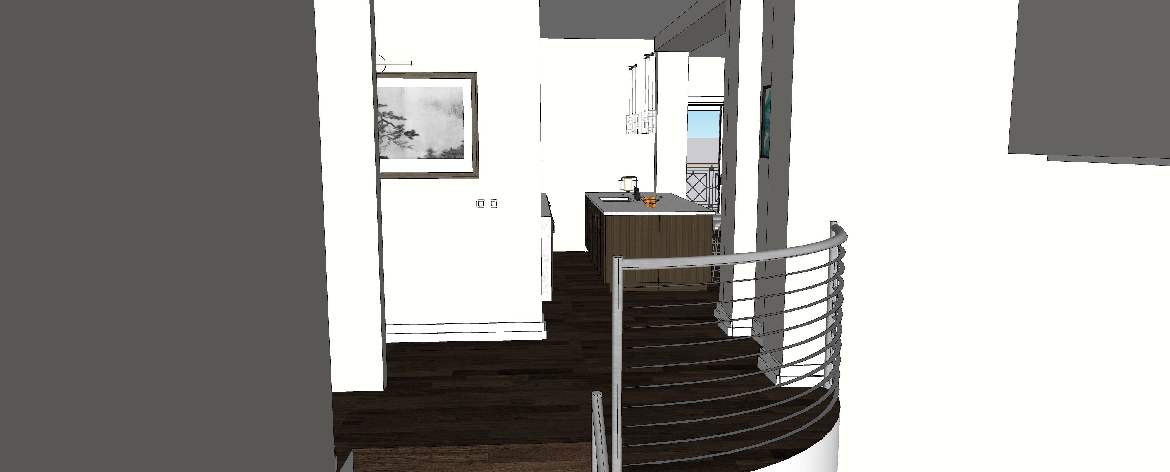 Two story double car garage 3D model_52