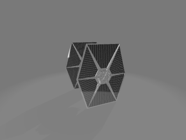 TIE Fighter 3D print model_5