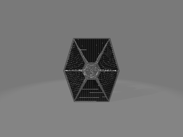 TIE Fighter 3D print model_2