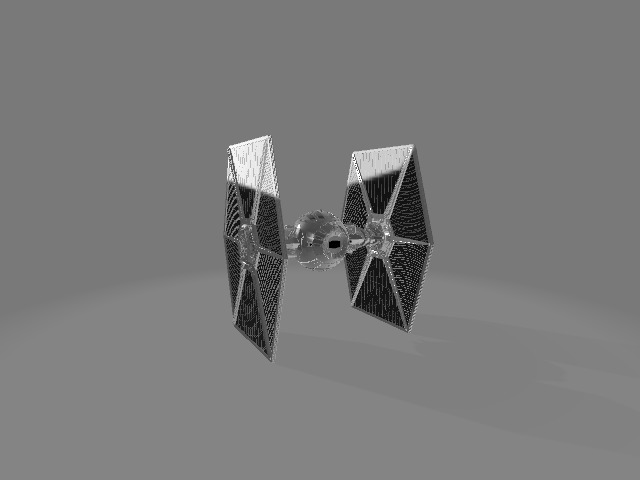 TIE Fighter 3D print model_3