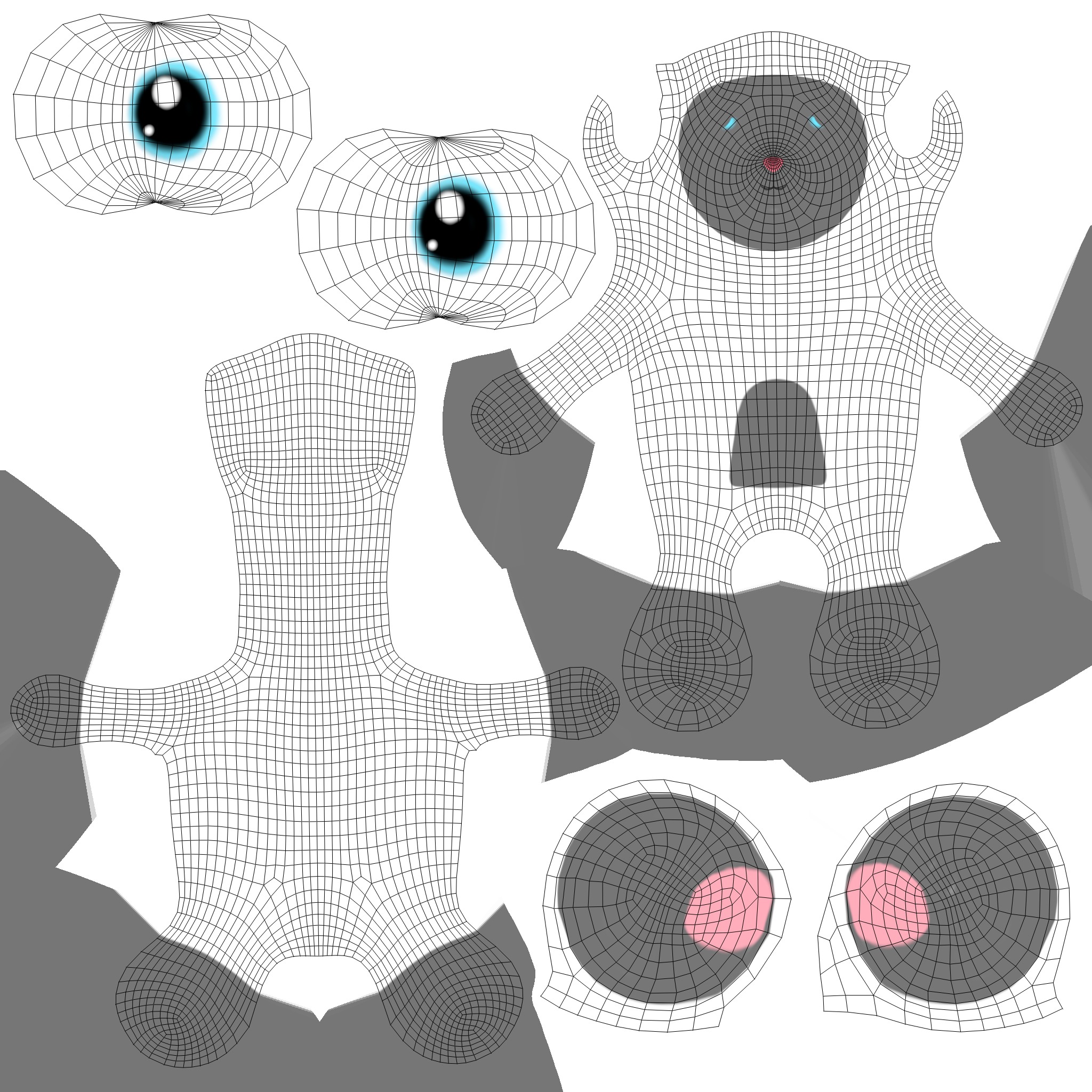 High-Quality 3D Cute Sheep for Games Low-poly 3D model_10