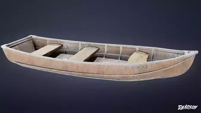 BOATYARD - Boat Metal 02 - LOW POLY AND NANITE