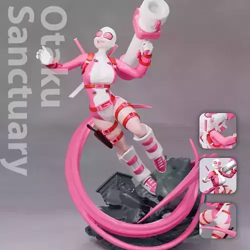 Gwenpool Marvel Fanart Figure