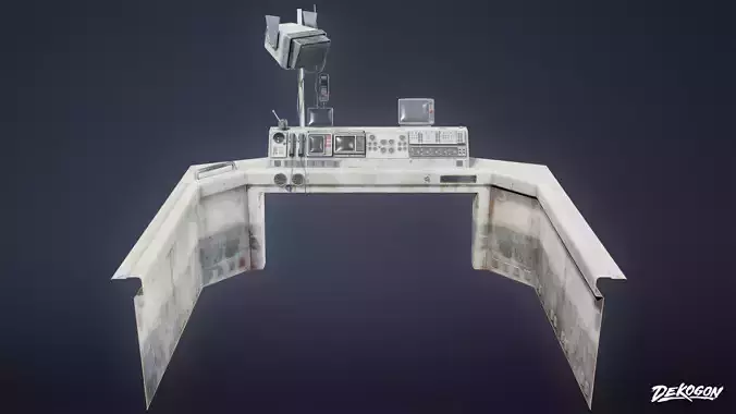 BOATYARD - Console Panel 01 - LOW POLY AND NANITE