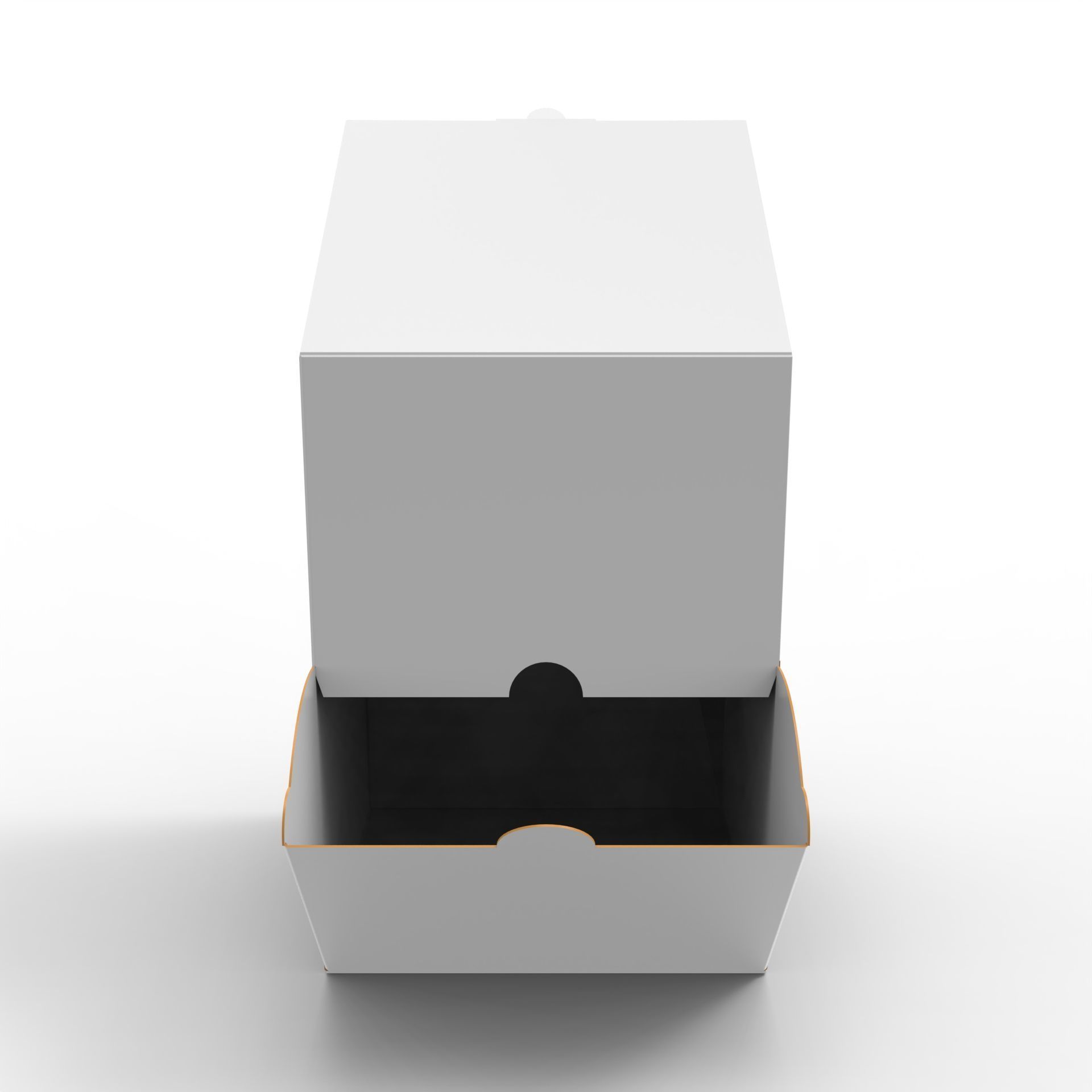 Packaging Dispenser box with tapered top 150x130x280mm Texture_1