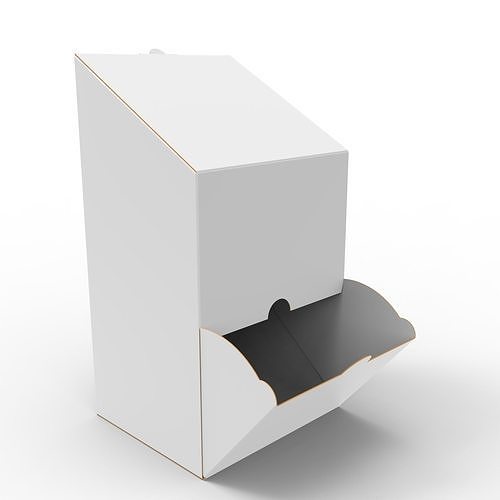 Packaging Dispenser box with tapered top 150x130x280mm Texture