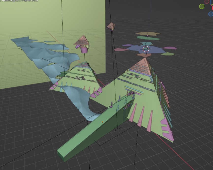 Trigyptians - Weekly Render - DSZarts 3D model 3D model_23