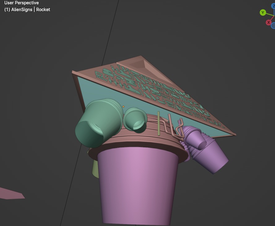 Trigyptians - Weekly Render - DSZarts 3D model 3D model_16