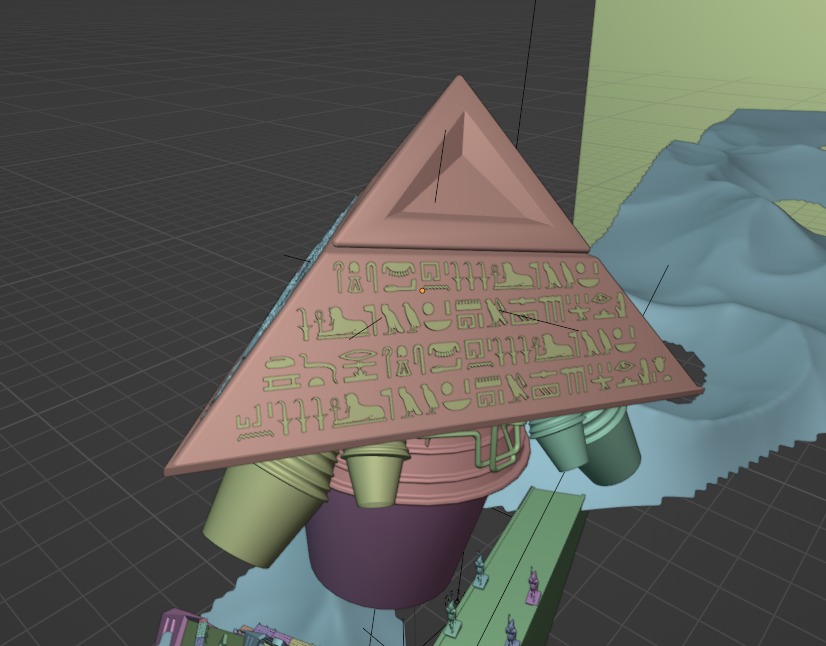 Trigyptians - Weekly Render - DSZarts 3D model 3D model_13