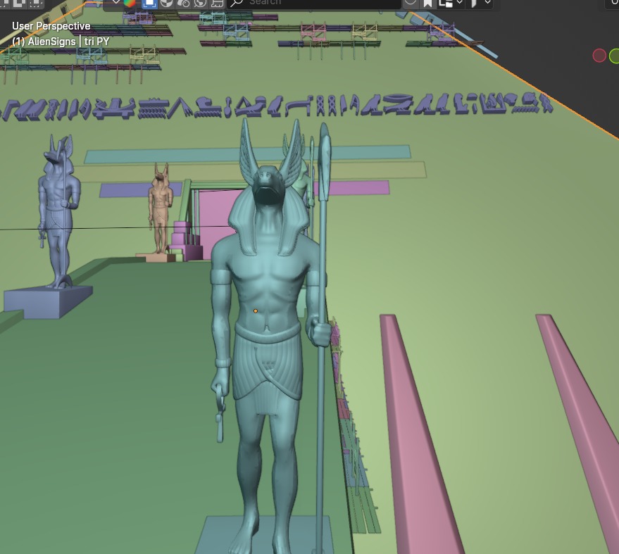 Trigyptians - Weekly Render - DSZarts 3D model 3D model_10