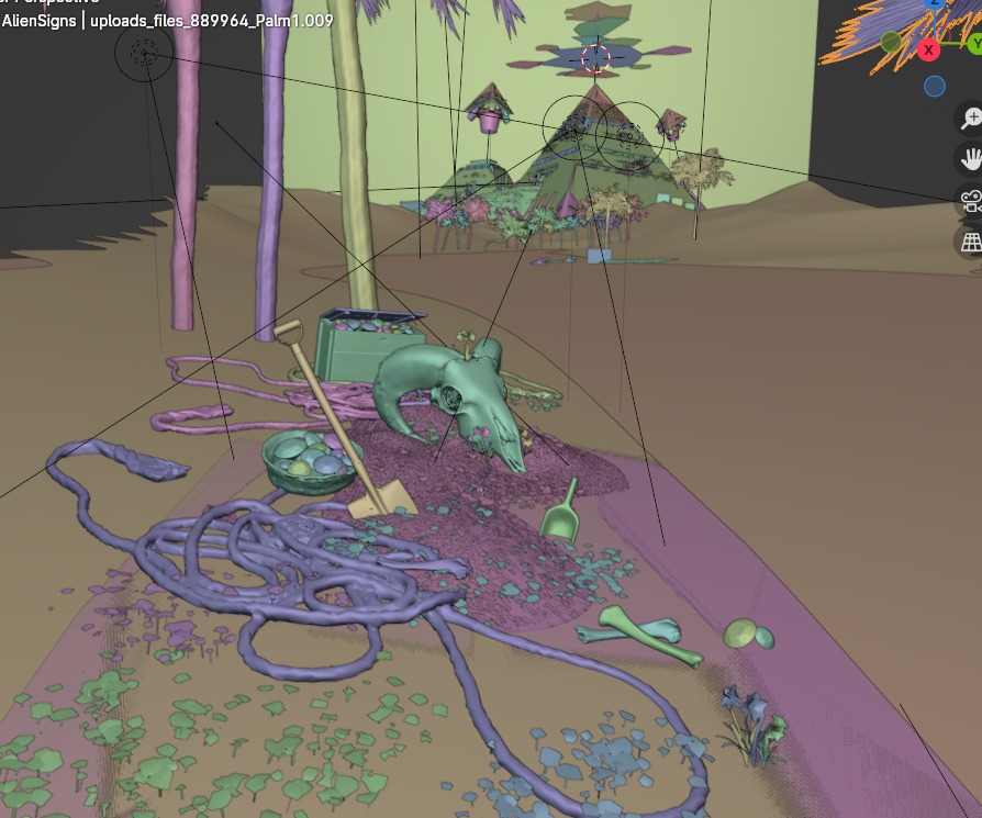 Trigyptians - Weekly Render - DSZarts 3D model 3D model_5