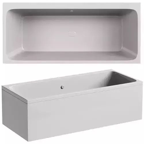 Acrylic bathtub AM PM Func