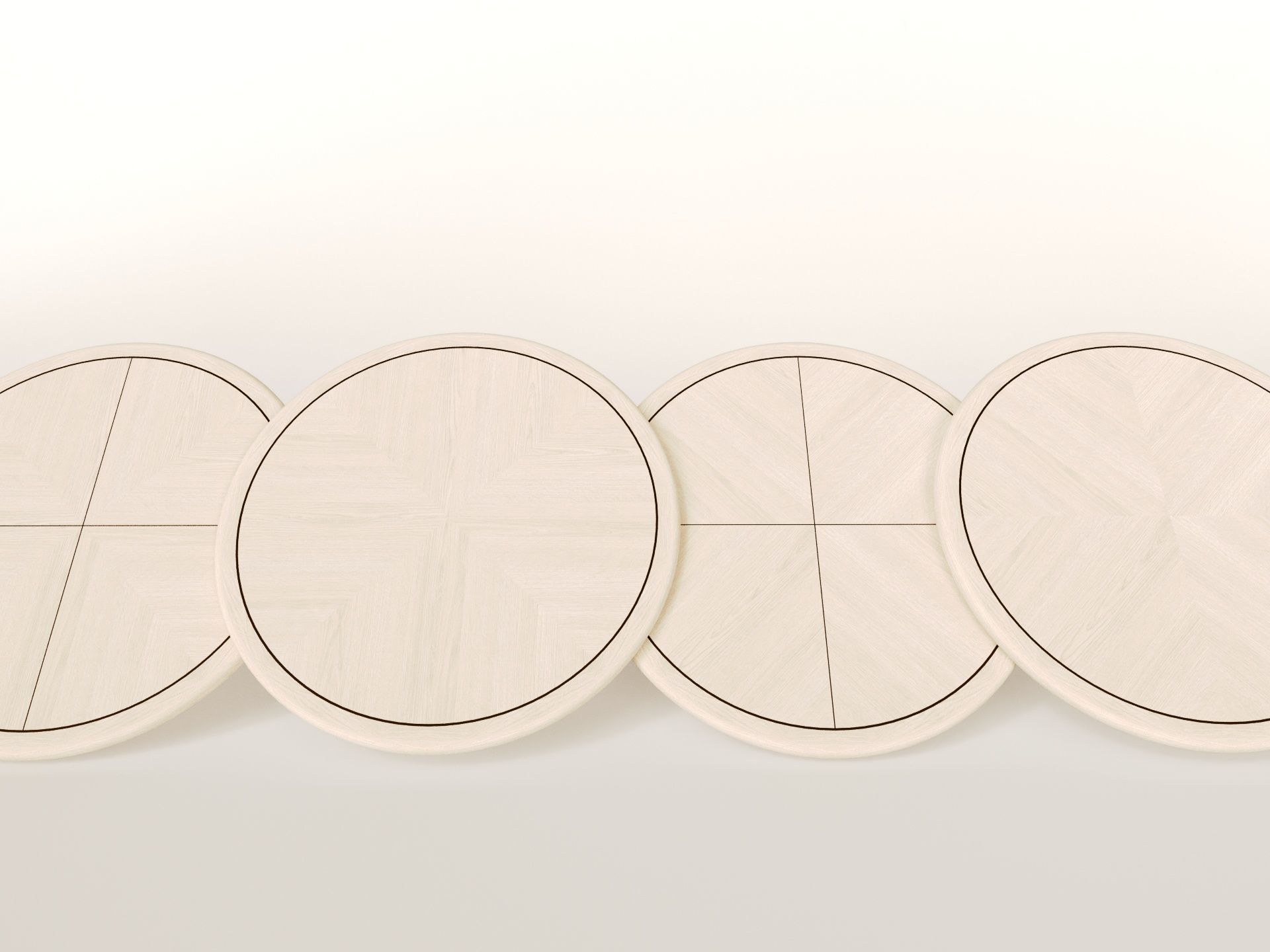 Scallop centre table - Sophie Paterson collection 2024 Low-poly 3D model_16