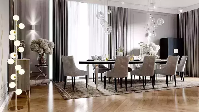 Modern Cozy Living Room Interior Scene 3ds Max Corona Renderer