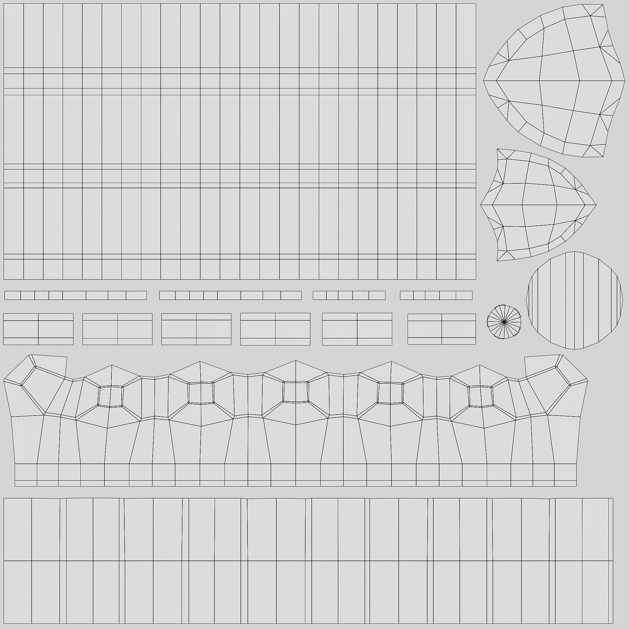 defence Tower Low-poly 3D model_5