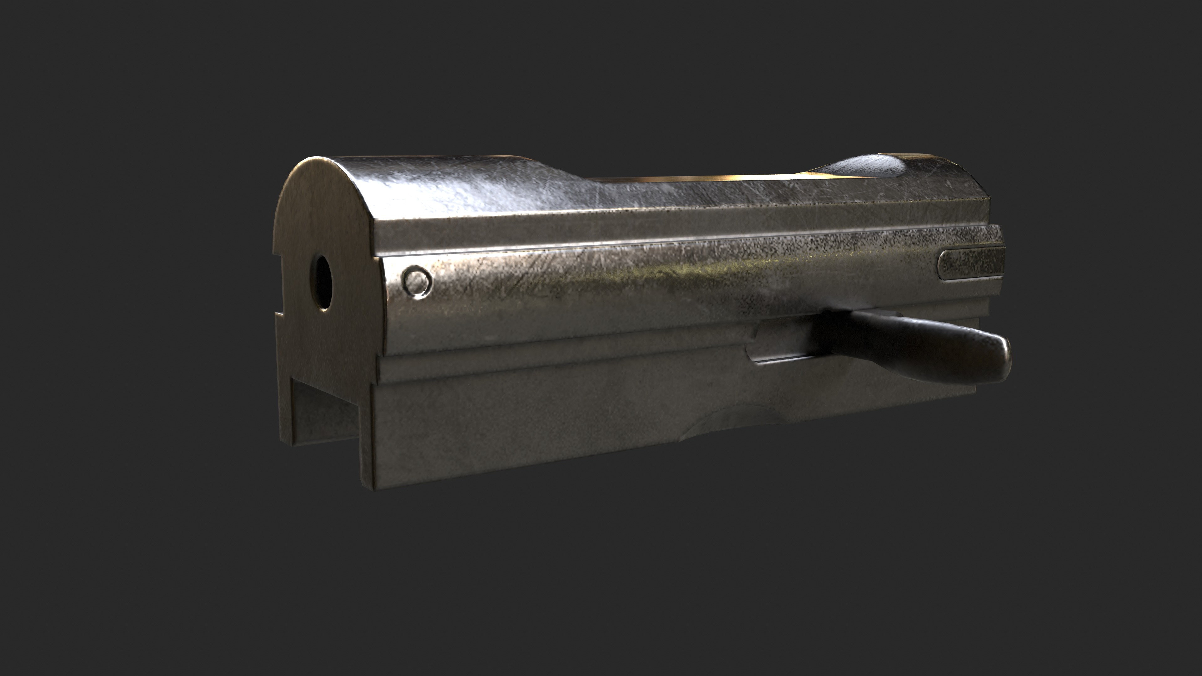 SPAS-12 Shotgun Game Ready Low-poly 3D model_7