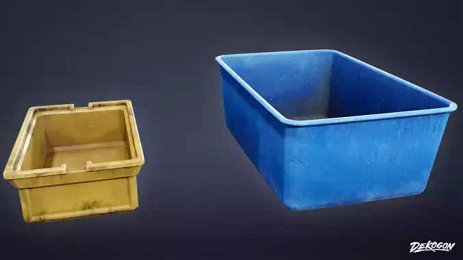 BOATYARD - Container 02 - LOW POLY AND NANITE