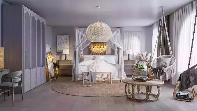 Bohemian Bedroom Design