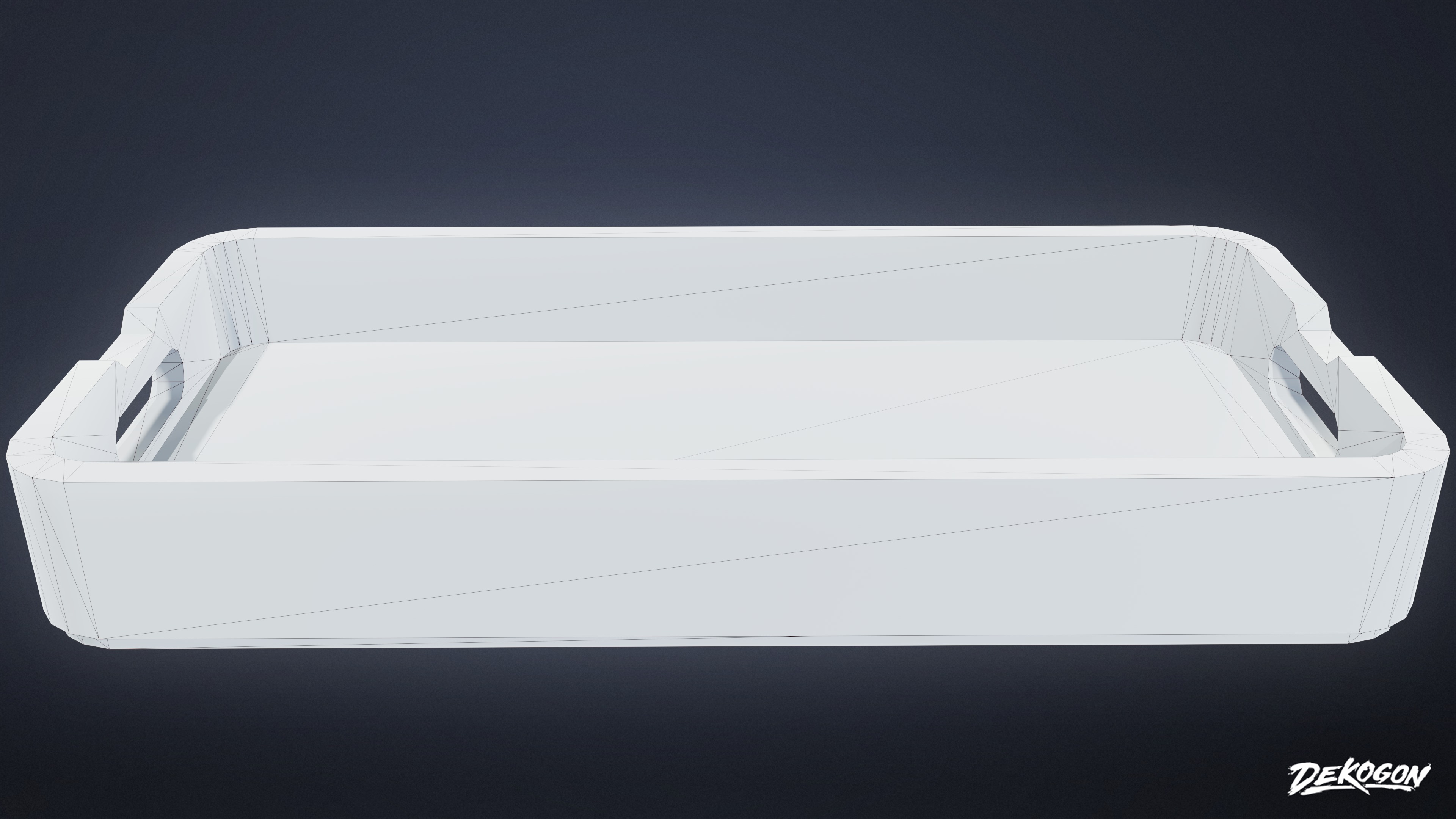 BOATYARD - Container 03 - LOW POLY AND NANITE Low-poly 3D model_8