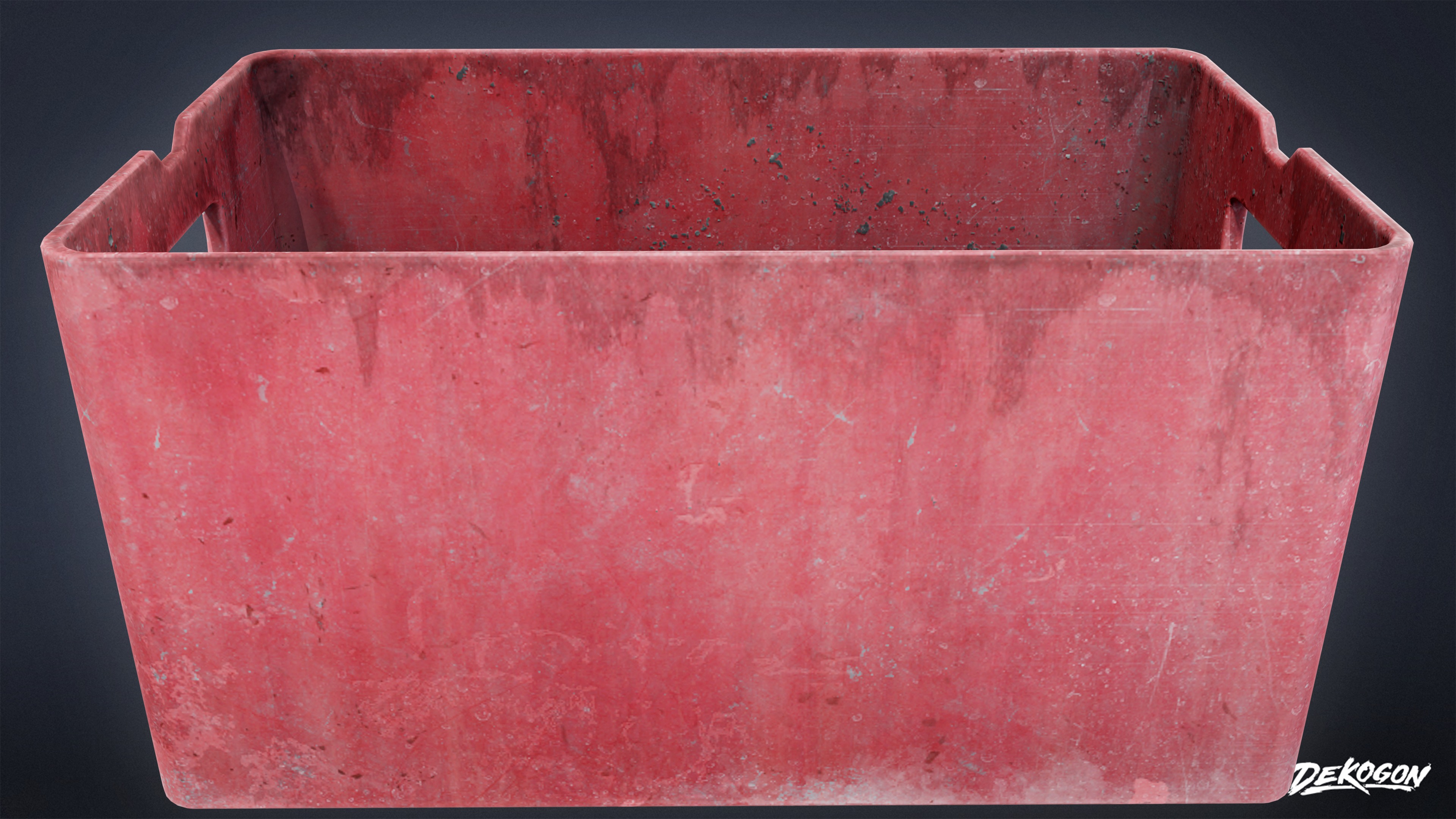 BOATYARD - Container 03 - LOW POLY AND NANITE Low-poly 3D model_6