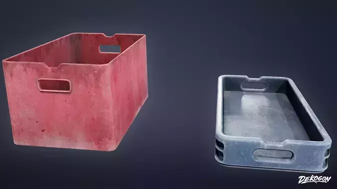 BOATYARD - Container 03 - LOW POLY AND NANITE