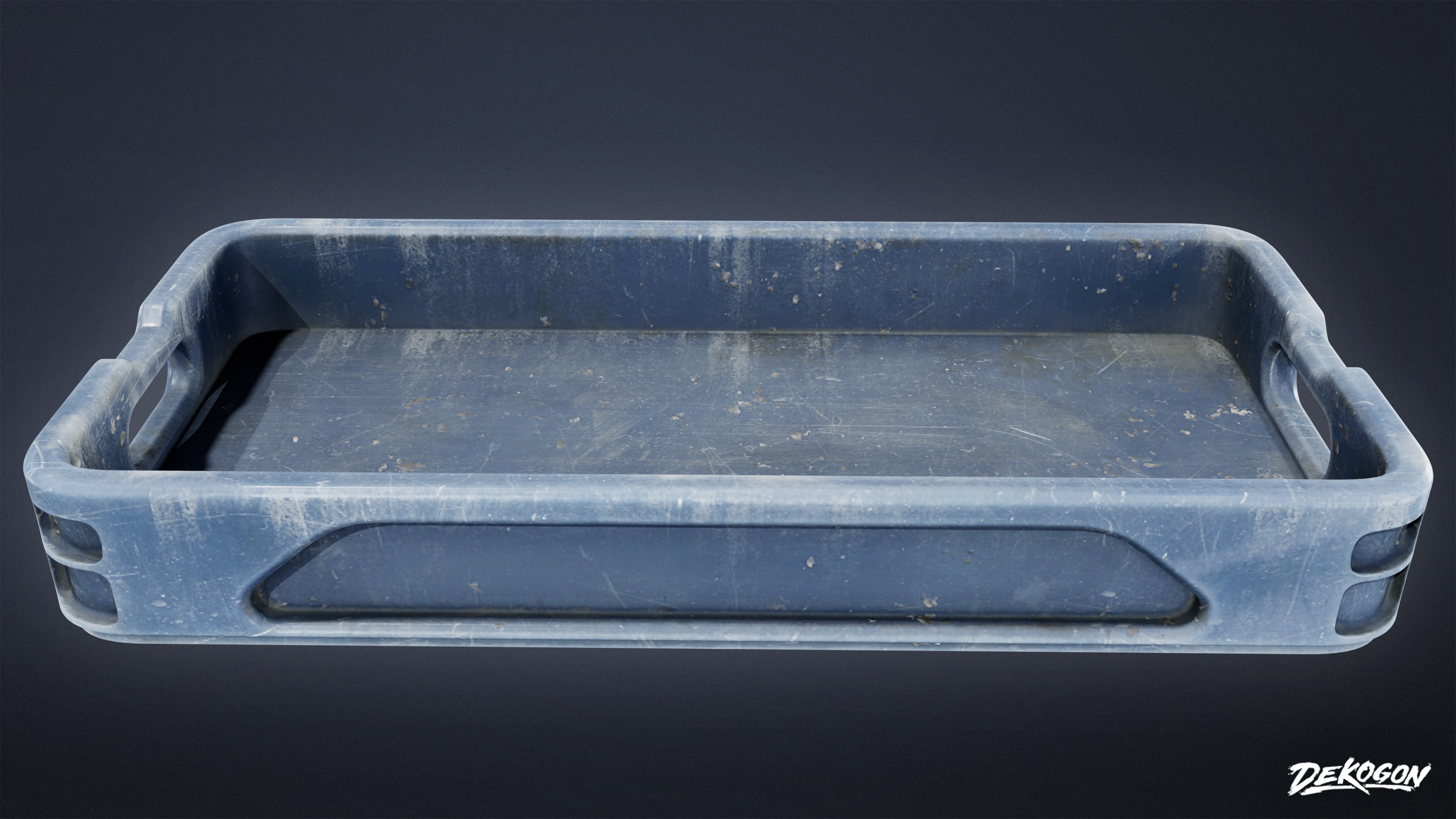 BOATYARD - Container 03 - LOW POLY AND NANITE Low-poly 3D model_3