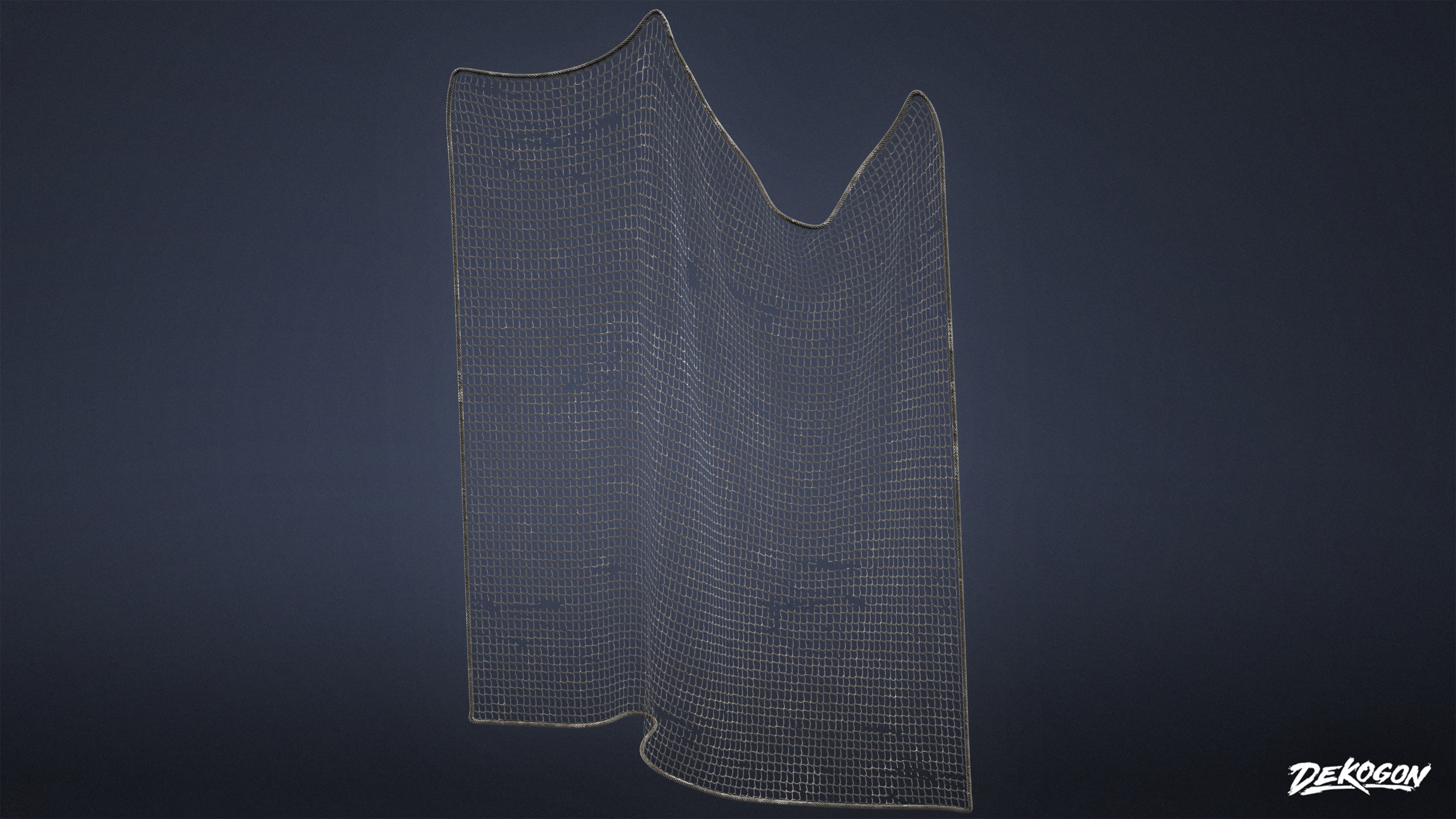 BOATYARD - Fishing Nets 01 - LOW POLY AND NANITE Low-poly 3D model_2