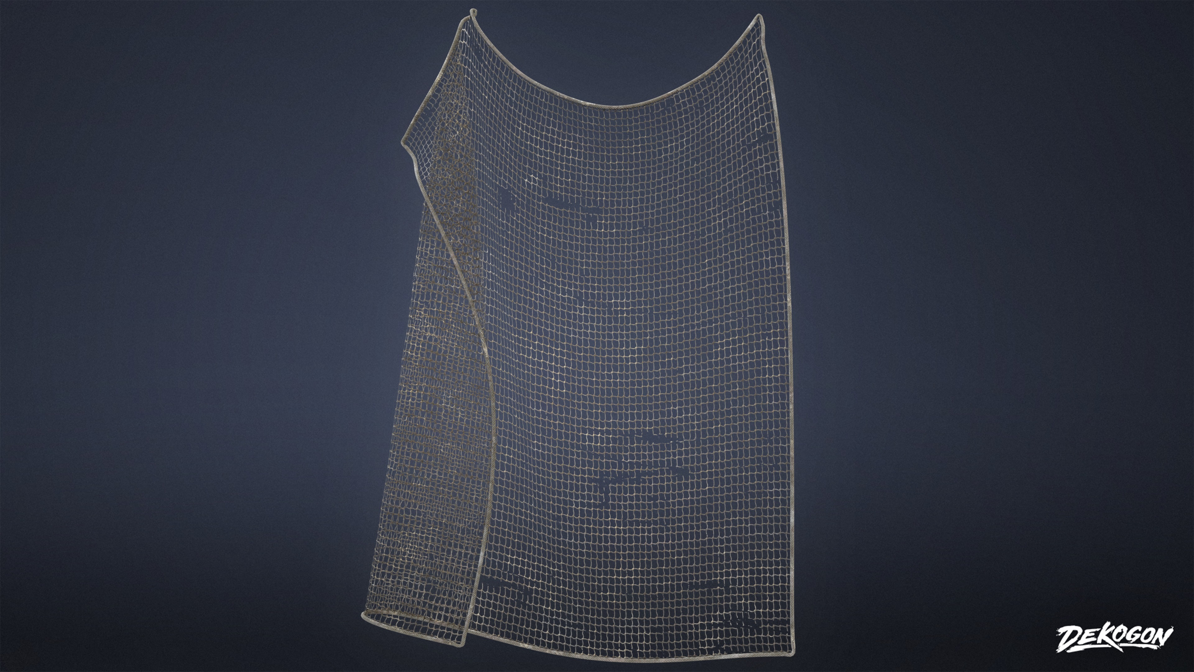 BOATYARD - Fishing Nets 01 - LOW POLY AND NANITE Low-poly 3D model_6