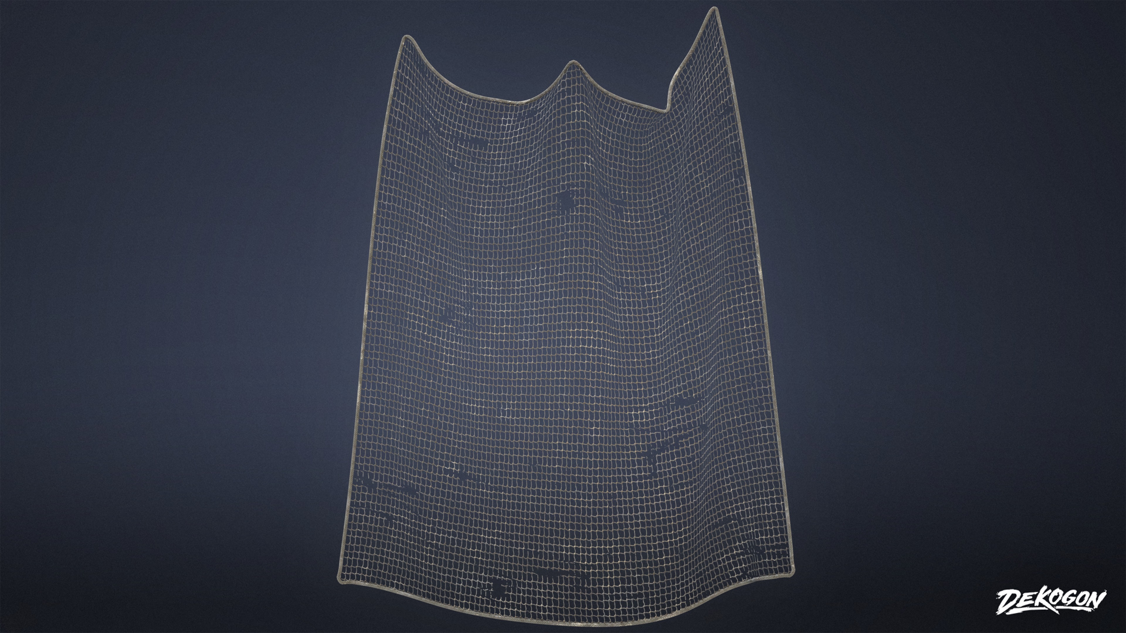 BOATYARD - Fishing Nets 01 - LOW POLY AND NANITE Low-poly 3D model_5