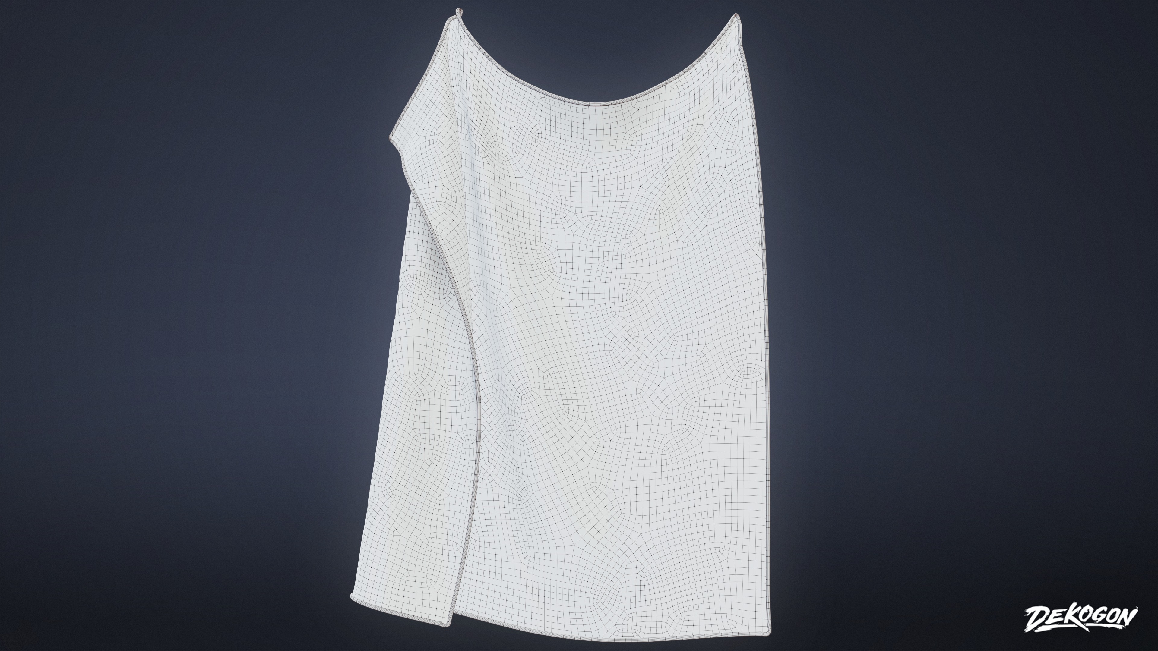 BOATYARD - Fishing Nets 01 - LOW POLY AND NANITE Low-poly 3D model_7