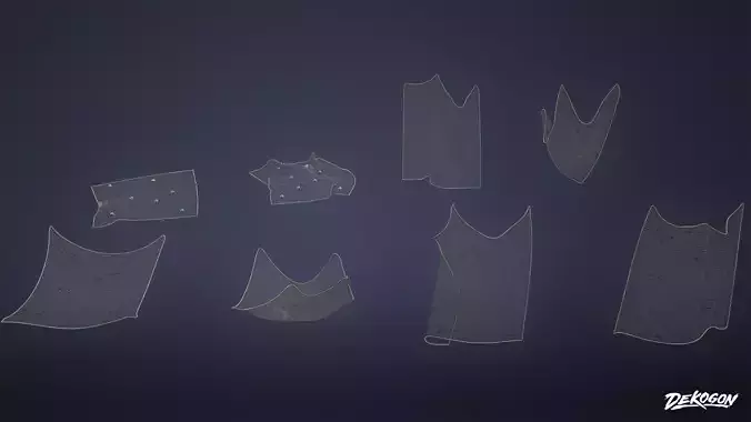 BOATYARD - Fishing Nets 01 - LOW POLY AND NANITE Low-poly 3D model